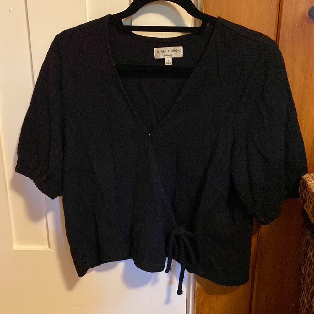 Madewell Black Blouse